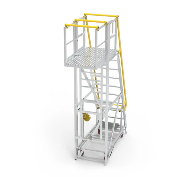 Star ADJ P10 10-Step Aluminium Work Platform 3000mm Height 400kg Load Capacity