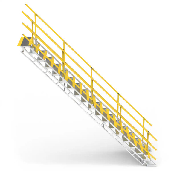 Star Aluminium SLS1200x18 self-levelling aluminium work platform stairs