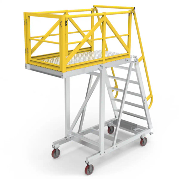 Star CLP7 7-step cantilever platform 2100mm height aluminium maintenance access
