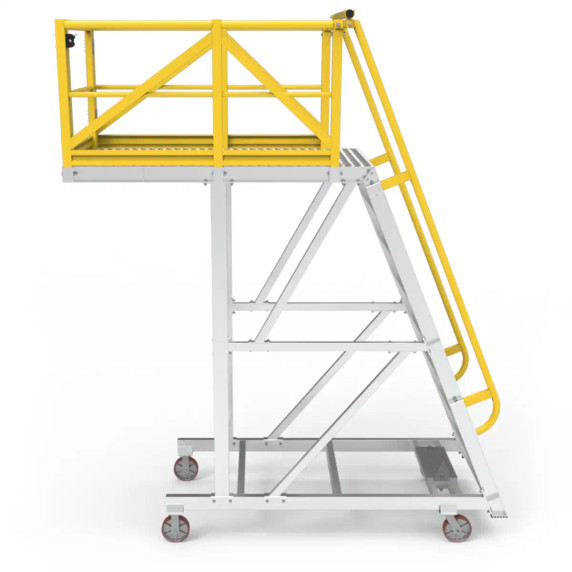 Star CLP9 9 Steps Cantilever Platform, 2700mm height, aluminum industrial maintenance access