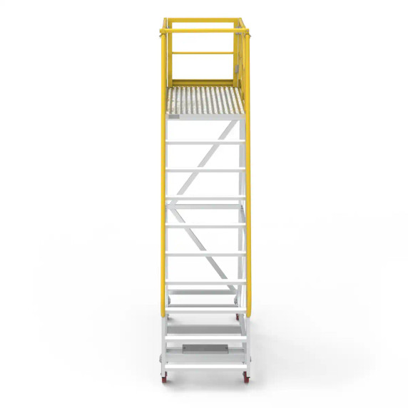 Star CLP10 10-step aluminium cantilever platform for industrial maintenance access