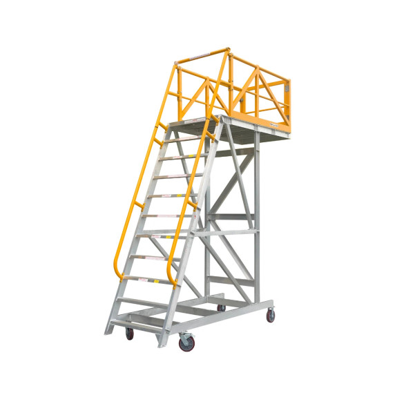 Star CLP11 11 Steps aluminum cantilever platform, 3300mm height for maintenance access