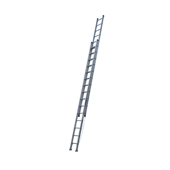 Indalex Pro Series Extension Ladder 5.0M-9.0M 150KG aluminium swivel feet
