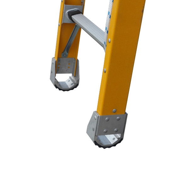 INDALEX Pro Series 150kg fibreglass extension ladder 5.2-8.9m industrial