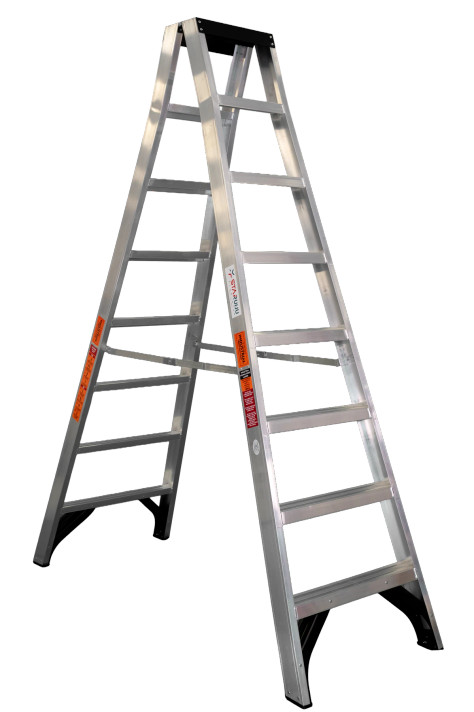 Staruiju Heavy Duty Twin Step Ladder 180kg 6steps aluminum industrial YQSCT-1680
