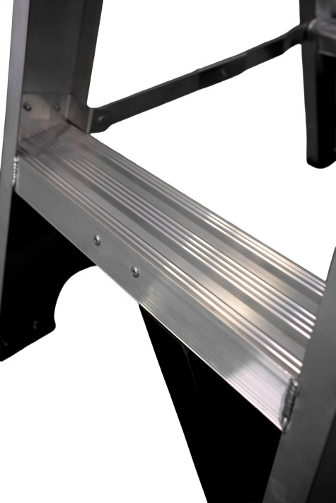 Staruiju Heavy Duty Twin Step Ladder 180kg 8 steps industrial aluminum