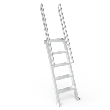 Star Pit Ladder 70° D-Rung 4.5m | Aluminium Platforms