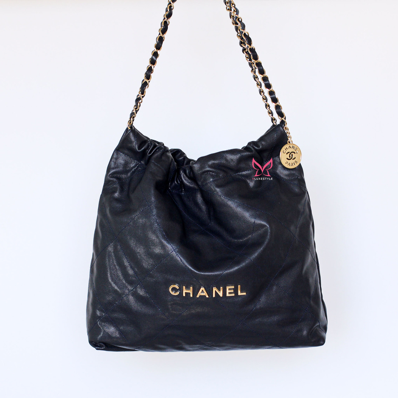 CHANELショルダー Buy CHANEL Small 22 Bag SO Black Calfskin Black Hardware | REDELUXE