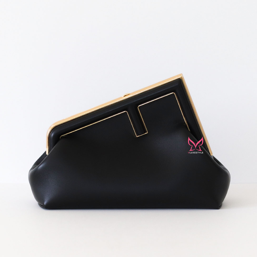 Fendi First Small Black Gold Hardware