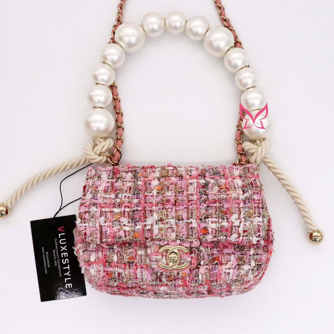 Chanel Mini Tweed Pink