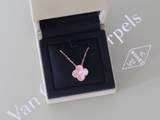 Unveiling Elegance: The 2025 Van Cleef & Arpels Pink Mother of Pearl Holiday Pendant