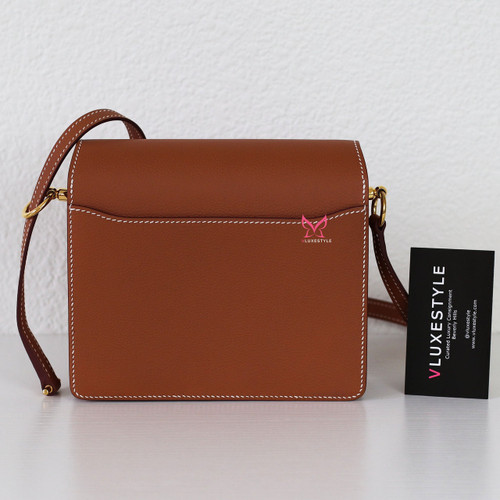 VAN CLEEF 
ARPELS Hermes Mini Roulis Evercolor Gold with gold plated hardware 