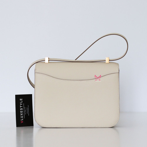HERMES Hermes Constance 1-24 Craie Epsom Gold-plated Hardware 