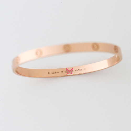 CARTIER Cartier Love Bracelet 18K Rose Gold 21 
