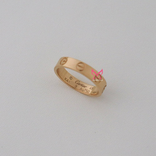 CARTIER Cartier Love Wedding Band 3.5mm 18K Yellow Gold 48 