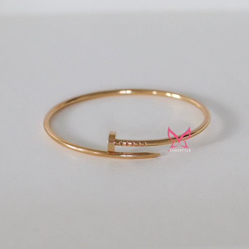 CARTIER Cartier Small Juste Un Clou Bracelet 18K Yellow Gold 17 