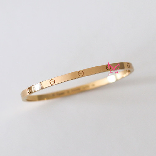 CARTIER Love Small Bracelet 18K Yellow Gold 18 