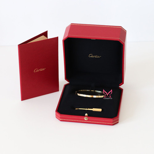 CARTIER Love Small Bracelet 18K Yellow Gold 18 