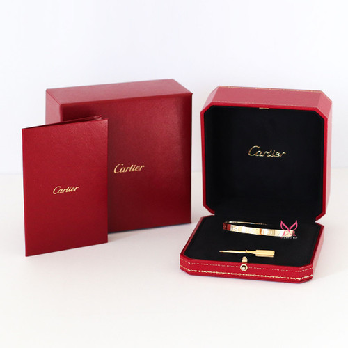 CARTIER Love Bracelet 18K Yellow Gold 19 