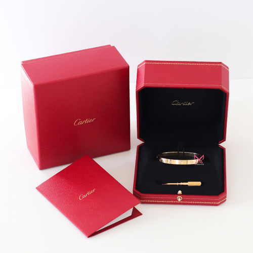 CARTIER Love Bracelet 18K Yellow Gold  17 