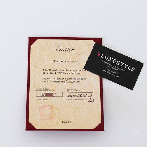 CARTIER Love Bracelet 18K Rose Gold 16 