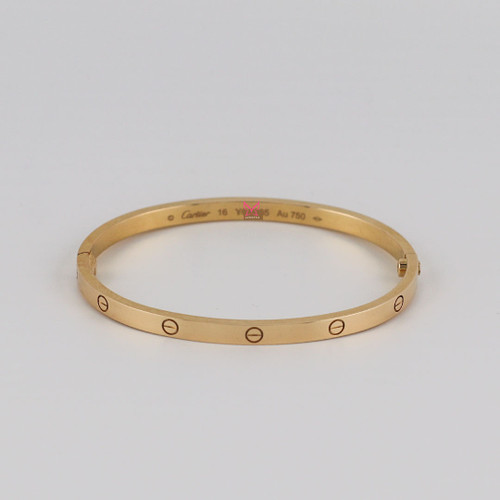 CARTIER Small Love Bracelet 18K Yellow Gold 16 