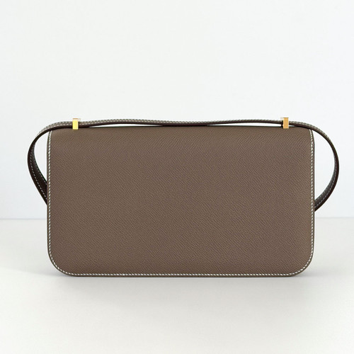 HERMES Constance Elan Etoupe Epsom Gold Hardware 