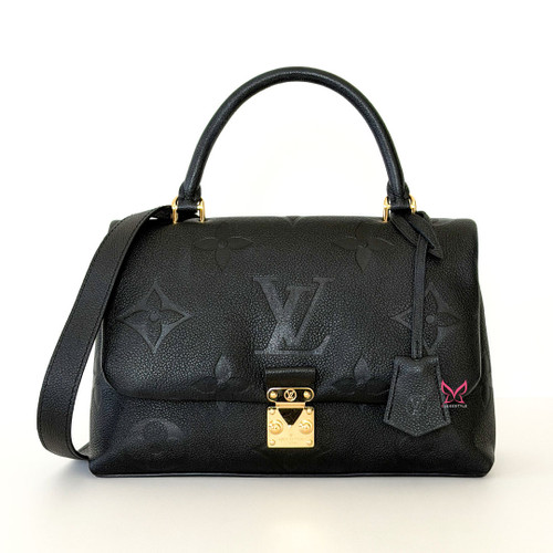 LOUIS VUITTON Madeleine MM Black Monogram Empreinte 