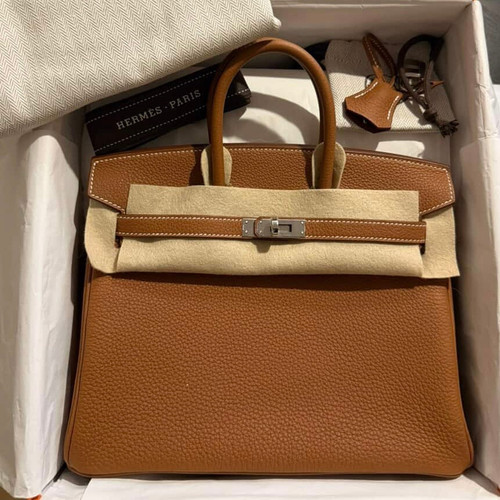 HERMES Non-refundable deposit: Birkin 25 Gold Togo Gold Hardware 