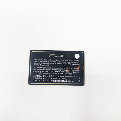 VAN CLEEF 
ARPELS 19S Classic Black Mini Quilted Lambskin with brushed gold hardware 