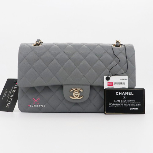 Chanel Small Flap Bag Purple Shiny Aged Calfskin Brushed Gold Hardware –  Madison Avenue Couture