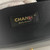 VAN CLEEF & ARPELS Chanel Le Boy Old Medium 21B Black Chevron Caviar with brushed gold hardware 