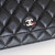 VAN CLEEF & ARPELS Chanel Classic Wallet on Chain Black Quilted Caviar with silver hardware 