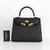 VAN CLEEF & ARPELS Hermes Kelly 25 Black Epsom Sellier with gold plated hardware 