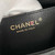 VAN CLEEF & ARPELS Chanel Classic Mini Square 17C Black Quilted Caviar with light gold hardware 