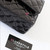 VAN CLEEF 
ARPELS Chanel Classic Medium Double Flap 20S Black Quilted Crumpled Calfskin with polished hardware 