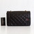 VAN CLEEF & ARPELS Chanel Diana Medium Flap Black Quilted Lambskin with 24K gold plated hardware 