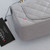 VAN CLEEF 
ARPELS Chanel Mini Rectangular Top Handle 21A Gray/Grey Quilted Lambskin with brushed gold hardware 