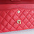 VAN CLEEF & ARPELS Chanel Classic Small Double Flap 19B Red Quilted Caviar with light gold hardware-1653445667 