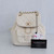 VAN CLEEF & ARPELS Chanel Duma Backpack 22C White/Ivory Crumpled Calfskin with light gold hardware 