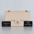 VAN CLEEF & ARPELS Chanel Classic Medium Double Flap 20C Beige Quilted Caviar with light gold hardware 