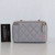 VAN CLEEF & ARPELS Chanel Pearl Crush Vanity Case 21B Gray Quilted Lambskin with brushed gold hardware-1653446231 