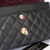 VAN CLEEF & ARPELS Chanel Classic Small Double Flap Black Quilted Caviar with  gold hardware 