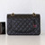 CHANEL Chanel  Classic Small Double Flap Black Quilted Caviar with gold hardware 