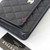 VAN CLEEF & ARPELS Chanel Wallet on Chain 22P Black Quilted Caviar with light gold hardware 