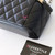 VAN CLEEF & ARPELS Chanel Mini Vanity with handle 21K Black Quilted Lambskin with gold hardware 