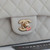 VAN CLEEF & ARPELS Chanel Classic Mini Rectangular with Top Handle 21S Beige Quilted Caviar with brushed gold hardware 