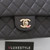 VAN CLEEF & ARPELS Chanel Classic Mini Rectangular 20S Dark Gray/Grey Quilted Lambskin with  light gold hardware 