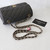 VAN CLEEF & ARPELS Chanel Classic Mini Rectangular 20S Dark Gray/Grey Quilted Lambskin with  light gold hardware 