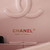  Chanel Classic Medium Double Flap 21S Light Pink Quilted Caviar with light gold hardware 